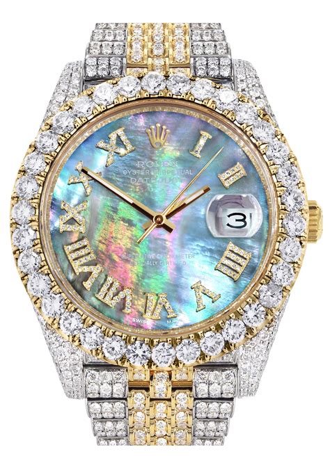 ice diamond rolex|Rolex datejust 41 iced out.